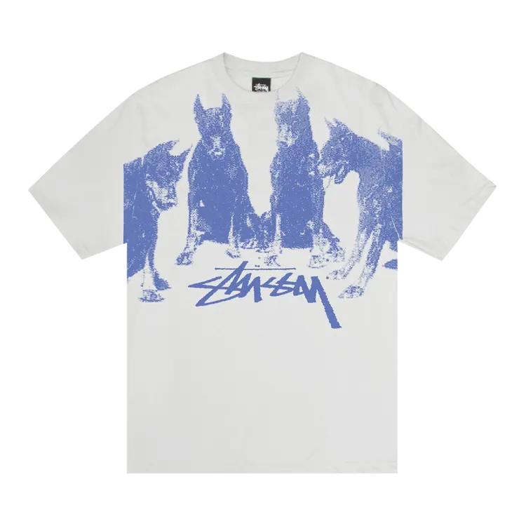 Футболка Stussy Dobermans 'Fog', кремовый, Бежевый, Футболка Stussy Dobermans 'Fog', кремовый 
Футболка Stussy Dobermans 'Fog', кремовый, Бежевый, Футболка Stussy Dobermans 'Fog', кремовый