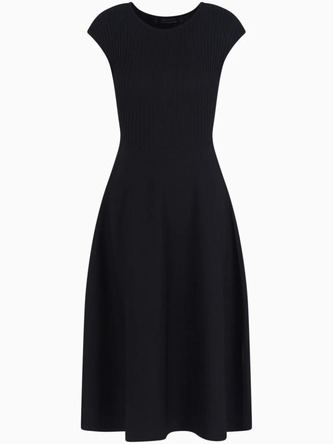Платье в рубчик с рукавами кап Armani Exchange, черный
Платье в рубчик с рукавами кап Armani Exchange, черный