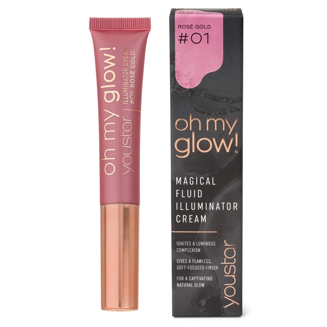 Хайлайтер oh my glow! illuminator cream Youstar, 01 rosé gold, объем 15 мл
Хайлайтер oh my glow! illuminator cream Youstar, 01 rosé gold, объем 15 мл
