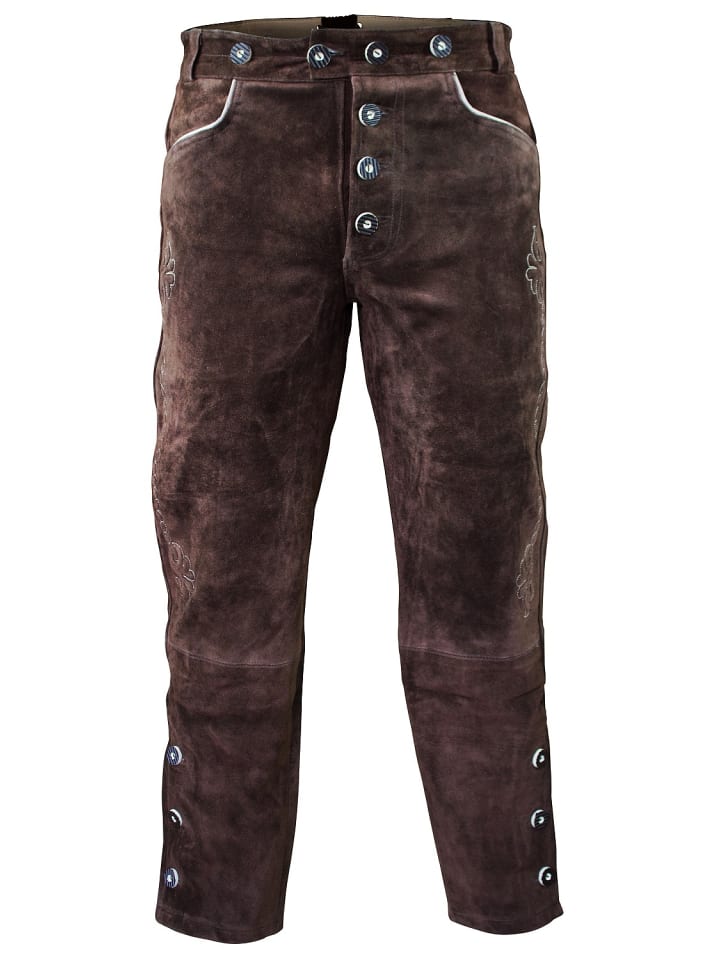 Edelnice Кожаные брюки темно-коричневого цвета
Edelnice Кожаные брюки темно-коричневого цвета