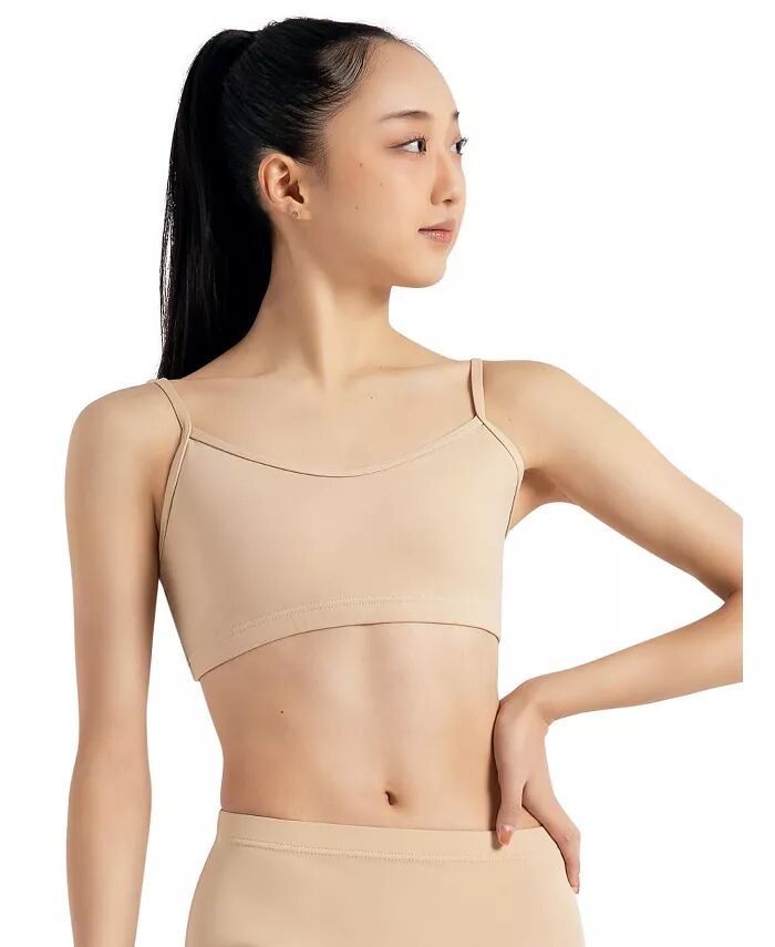 Женская базовая футболка-бюстгальтер Team Capezio, коричневый/бежевый
Женская базовая футболка-бюстгальтер Team Capezio, коричневый/бежевый