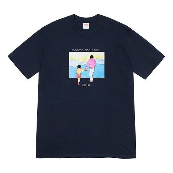 Футболка fw19 week 1 heaven and earth tee printing short sleeve navy blue Supreme, синий
Футболка fw19 week 1 heaven and earth tee printing short sleeve navy blue Supreme, синий