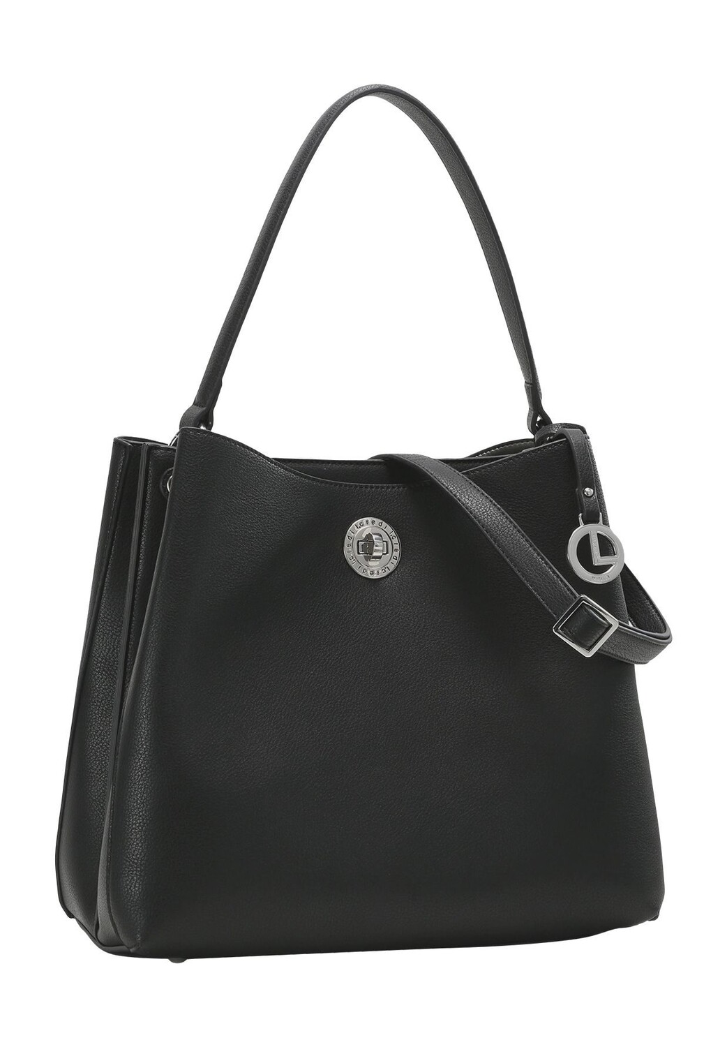 Шопер Филиппа, экокожа, кулон, однотонный, женский L.CREDI, черный
Шопер Филиппа, экокожа, кулон, однотонный, женский L.CREDI, черный