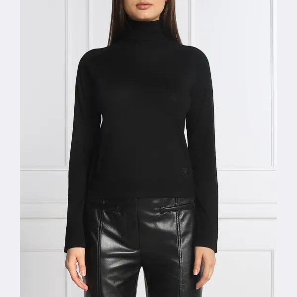 Шерстяная водолазка приталенного кроя Pinko, черный
Шерстяная водолазка приталенного кроя Pinko, черный