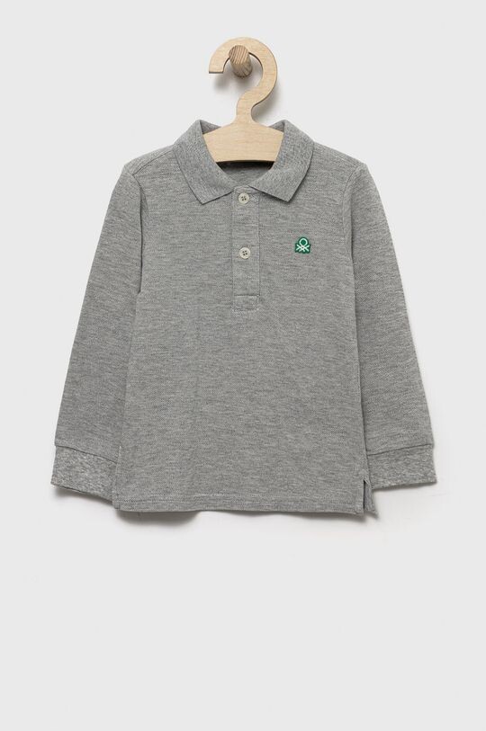Детская хлопковая футболка с длинными рукавами United Colors of Benetton, серый
Детская хлопковая футболка с длинными рукавами United Colors of Benetton, серый