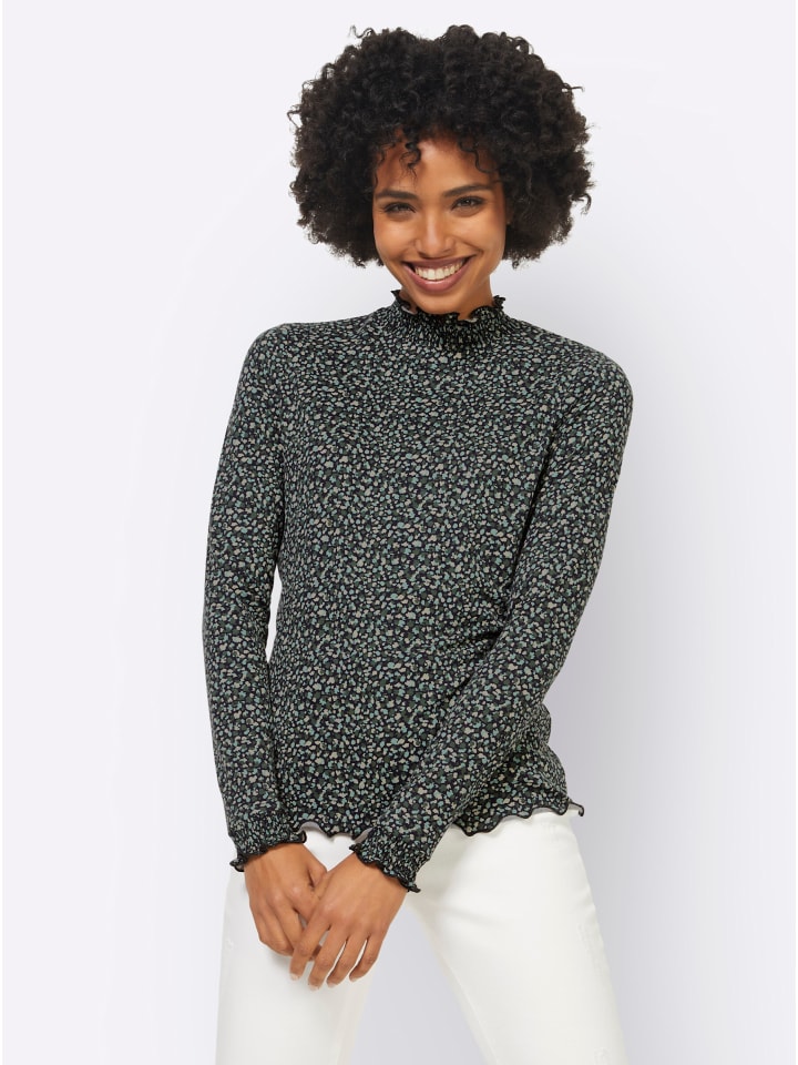 Рубашка с длинными рукавами с принтом цвета хаки Heine
Рубашка с длинными рукавами с принтом цвета хаки Heine