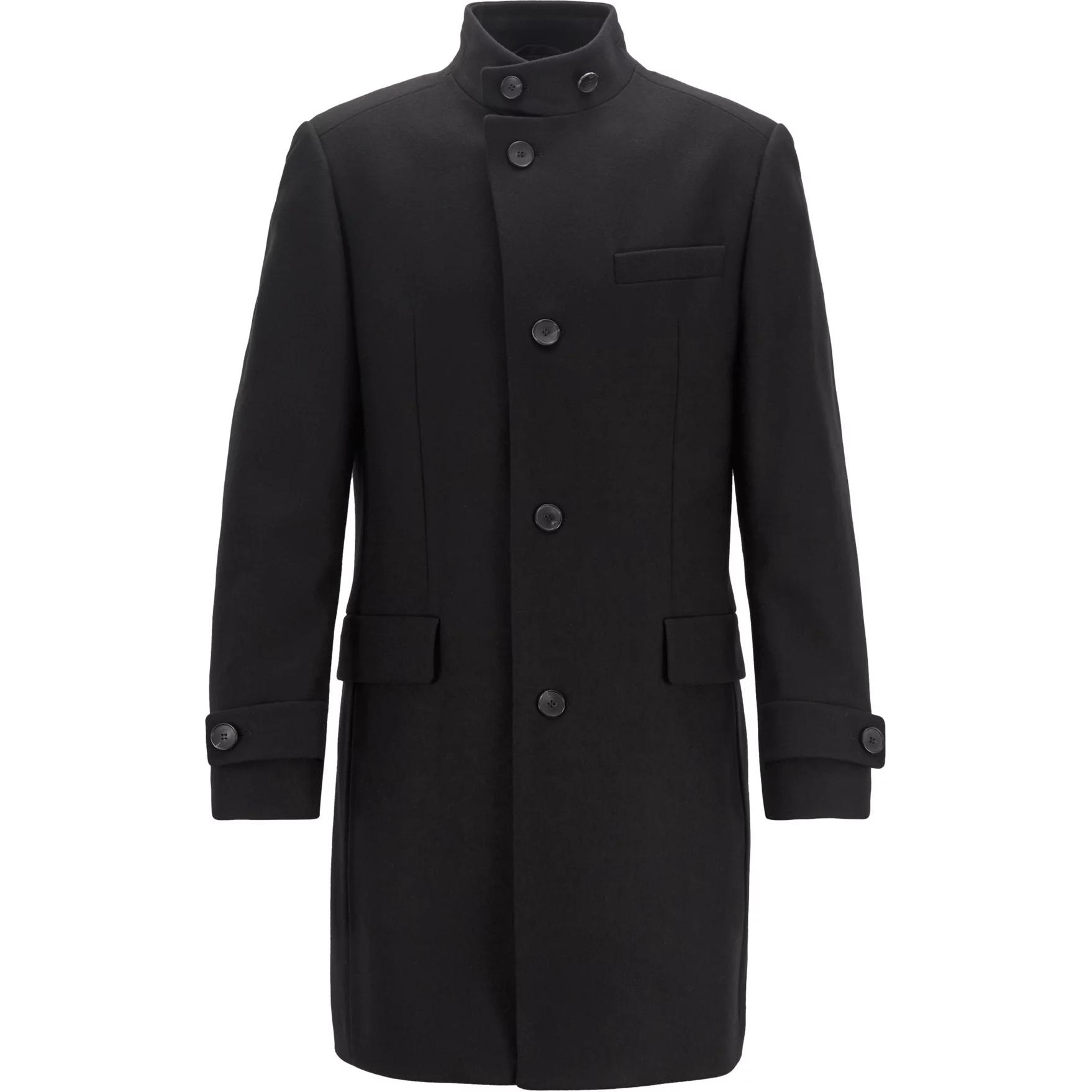 HUGO BOSS Мужское черное пальто Black
HUGO BOSS Мужское черное пальто Black