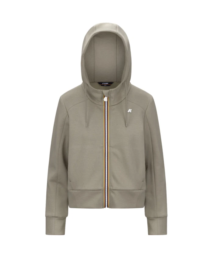 Легкая толстовка на молнии с объемным рисунком K-Way, зеленый
Легкая толстовка на молнии с объемным рисунком K-Way, зеленый