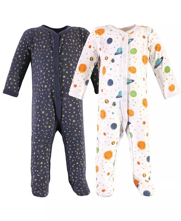Хлопковые Snap Snap Sleep and Play для мальчиков, 2 шт., Космос Hudson Baby, синий
Хлопковые Snap Snap Sleep and Play для мальчиков, 2 шт., Космос Hudson Baby, синий