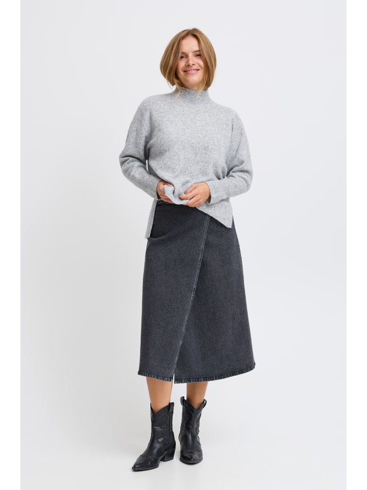 Pulz Вязаный свитер PZASTRA прямого кроя, светло-серый меланж
Pulz Вязаный свитер PZASTRA прямого кроя, светло-серый меланж