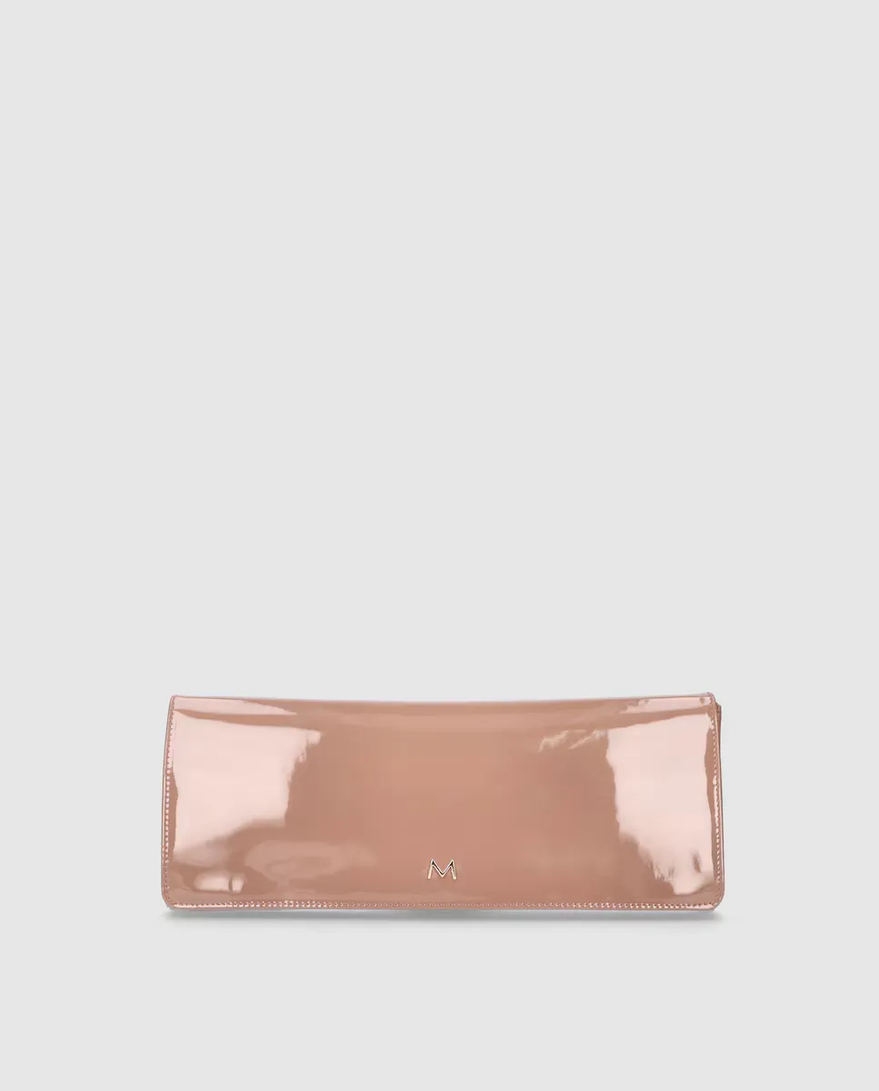 Сумочка из лакированной кожи телесного цвета Mascaró, натуральный
Сумочка из лакированной кожи телесного цвета Mascaró, натуральный