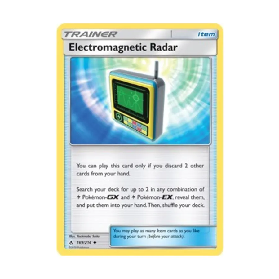 CCG Электромагнитный радар (У) №169, Pokemon - SM - Unbroken Bonds - Singles
CCG Электромагнитный радар (У) №169, Pokemon - SM - Unbroken Bonds - Singles