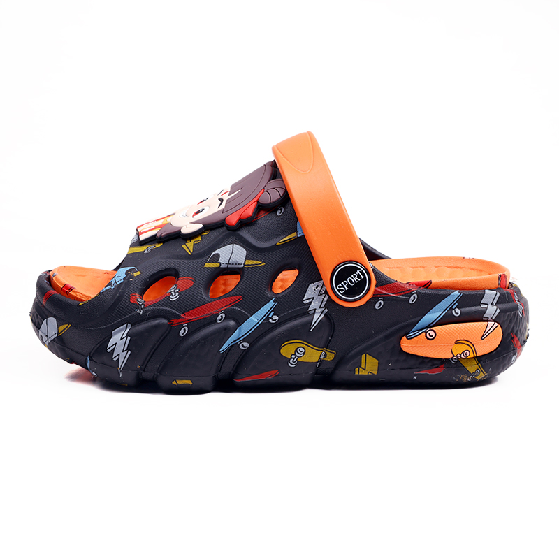 Детские шлепанцы для улицы с рисунком из мультфильмов, противоскользящие, износостойкие FCMM, черный/оранжевый
Детские шлепанцы для улицы с рисунком из мультфильмов, противоскользящие, износостойкие FCMM, черный/оранжевый