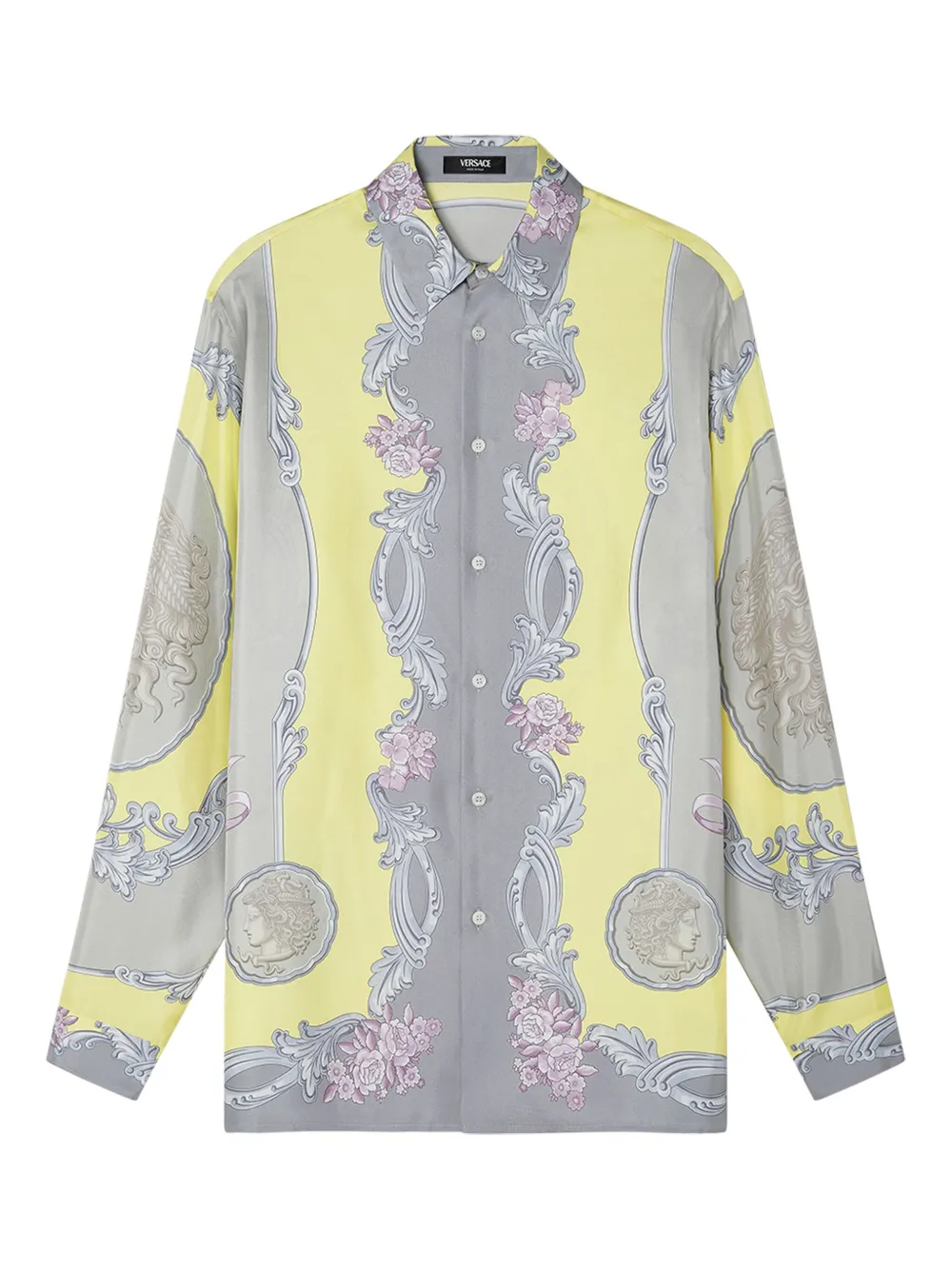 Шелковая рубашка VERSACE, серый
Шелковая рубашка VERSACE, серый