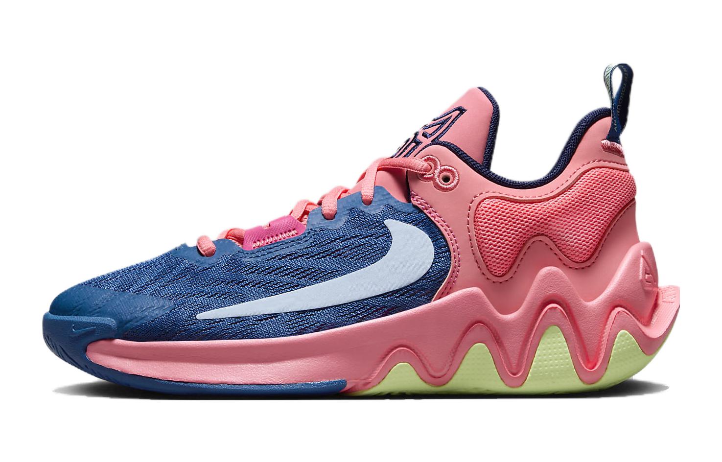 Детские баскетбольные кроссовки Giannis Immortality 2 с противоскользящей подошвой и износостойким покрытием, сине-розовые, Nike для детей
Детские баскетбольные кроссовки Giannis Immortality 2 с противоскользящей подошвой и износостойким покрытием, сине-розовые, Nike для детей