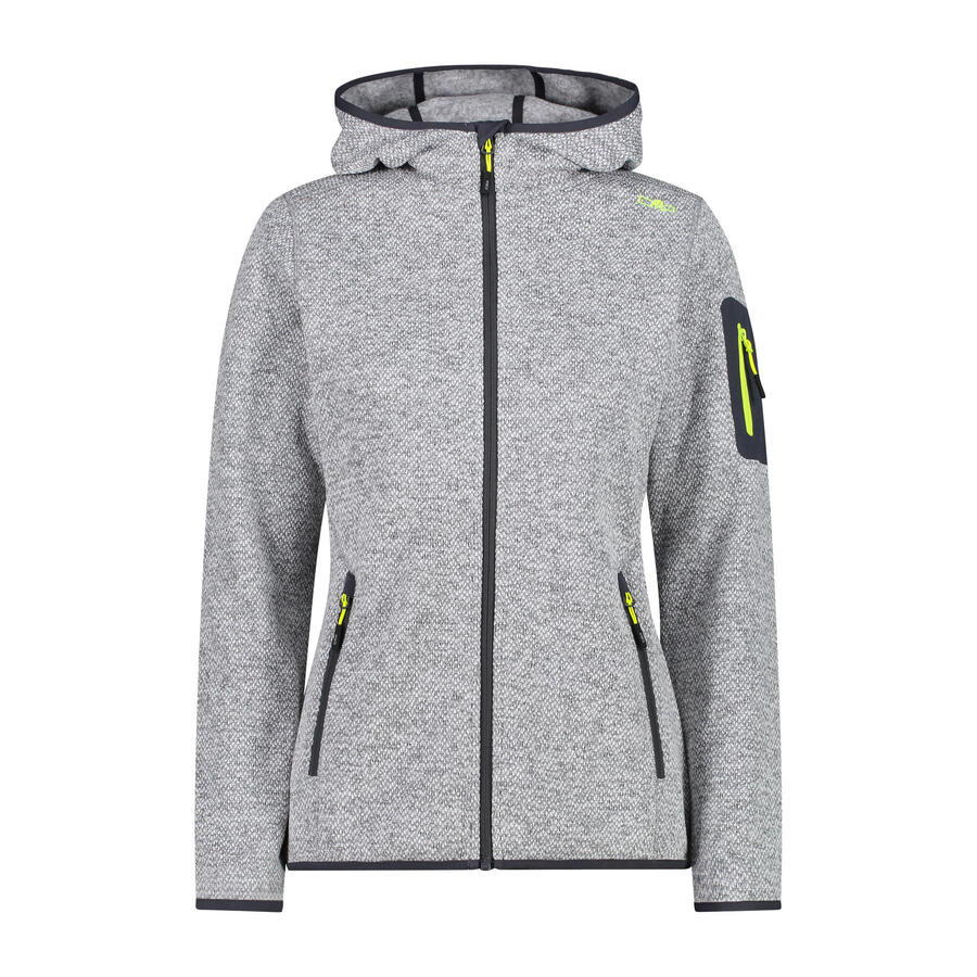 Женская куртка CMP с капюшоном из трикотажного меланжевого цвета 3H19826
Женская куртка CMP с капюшоном из трикотажного меланжевого цвета 3H19826