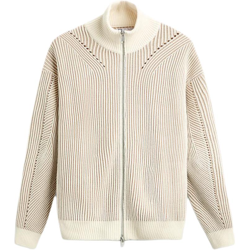 ZARA Трикотажный свитер мужской белый
ZARA Трикотажный свитер мужской белый