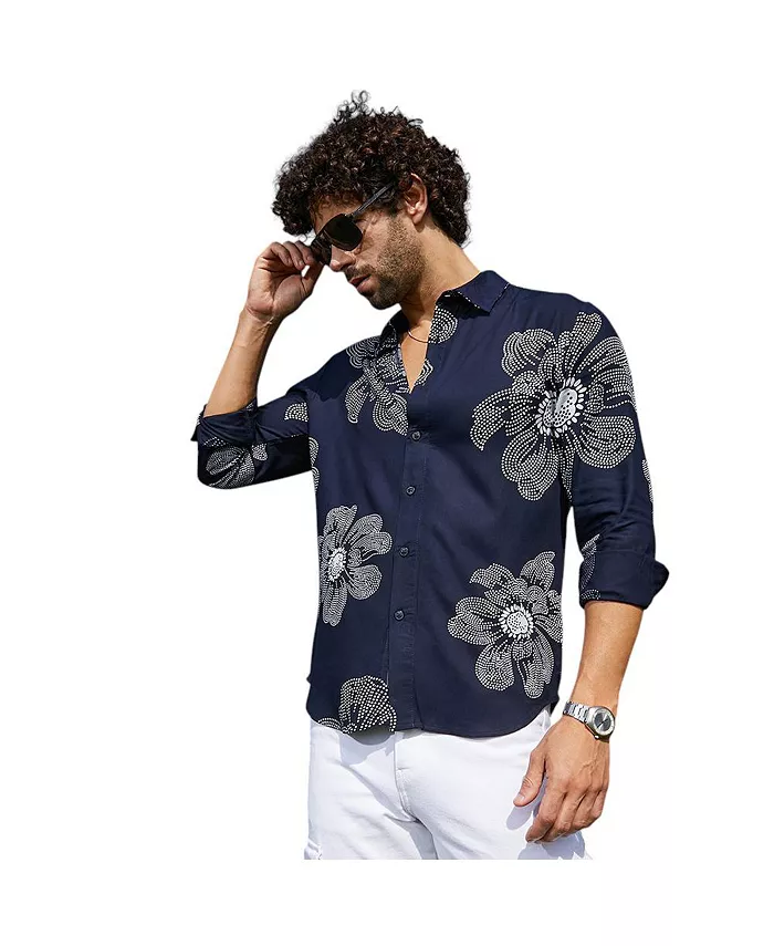 Мужская рубашка Maxi-Flora в темно-синем цвете Campus Sutra, синий
Мужская рубашка Maxi-Flora в темно-синем цвете Campus Sutra, синий