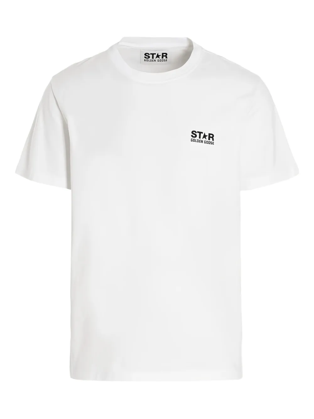 Футболка с логотипом в виде звезды GOLDEN GOOSE, белый
Футболка с логотипом в виде звезды GOLDEN GOOSE, белый