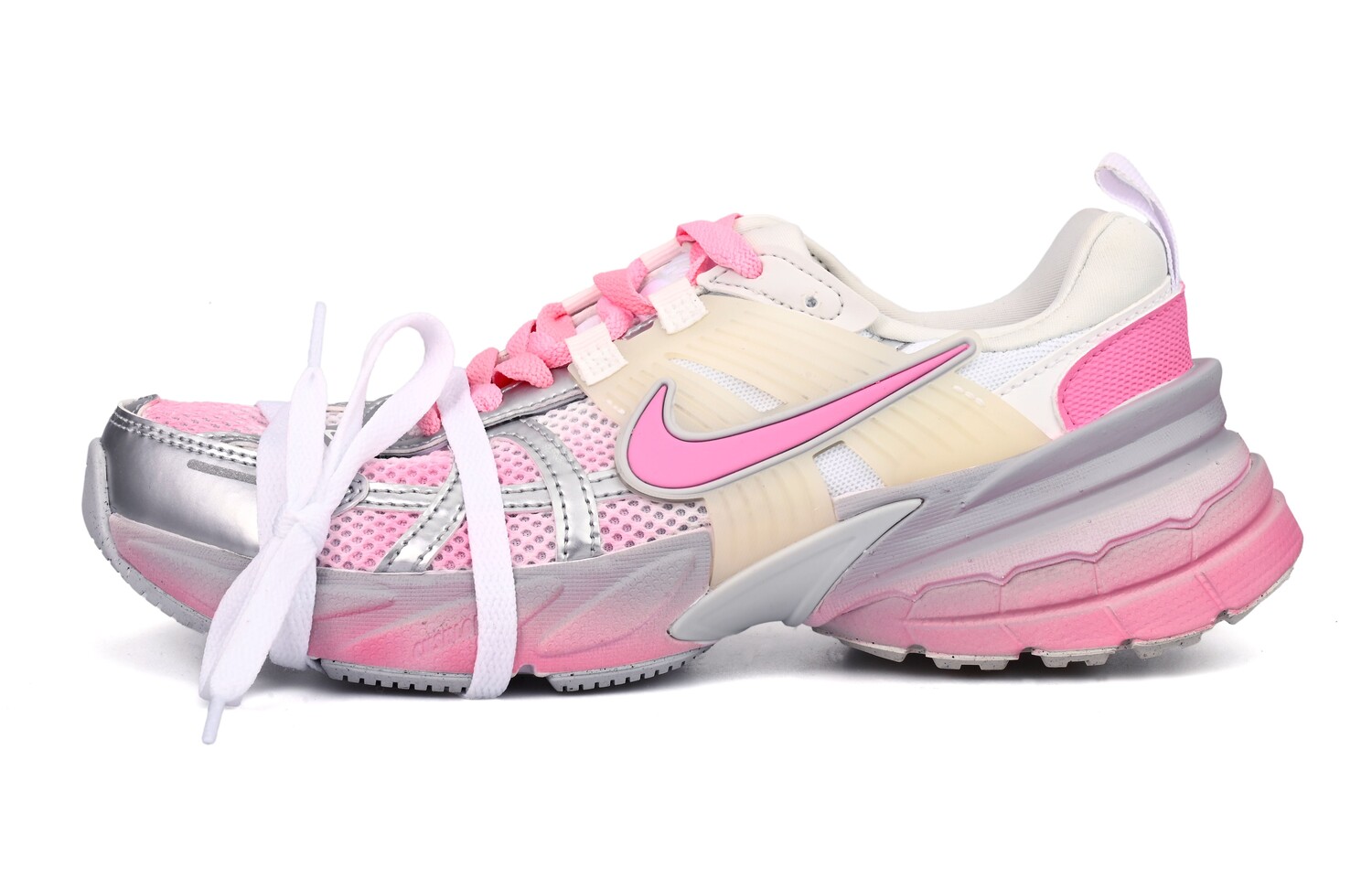 Кроссовки для бега V2K Run женские с низким верхом розовые/серебристые Nike
Кроссовки для бега V2K Run женские с низким верхом розовые/серебристые Nike