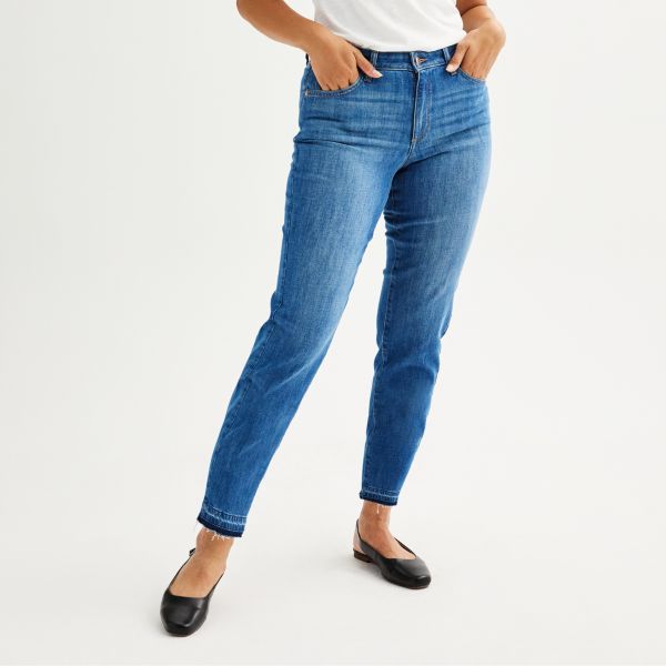 Джинсы plus size Curvy средней посадки с зауженными краями до щиколотки Sonoma Goods For Life, цвет medium wash
Джинсы plus size Curvy средней посадки с зауженными краями до щиколотки Sonoma Goods For Life, цвет medium wash