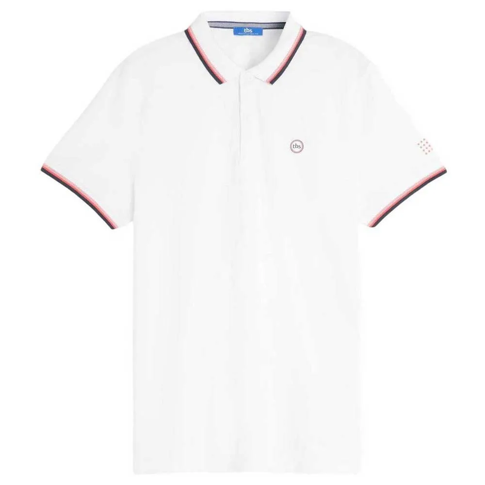 Поло с коротким рукавом Tbs Yvanepol, белый
Поло с коротким рукавом Tbs Yvanepol, белый