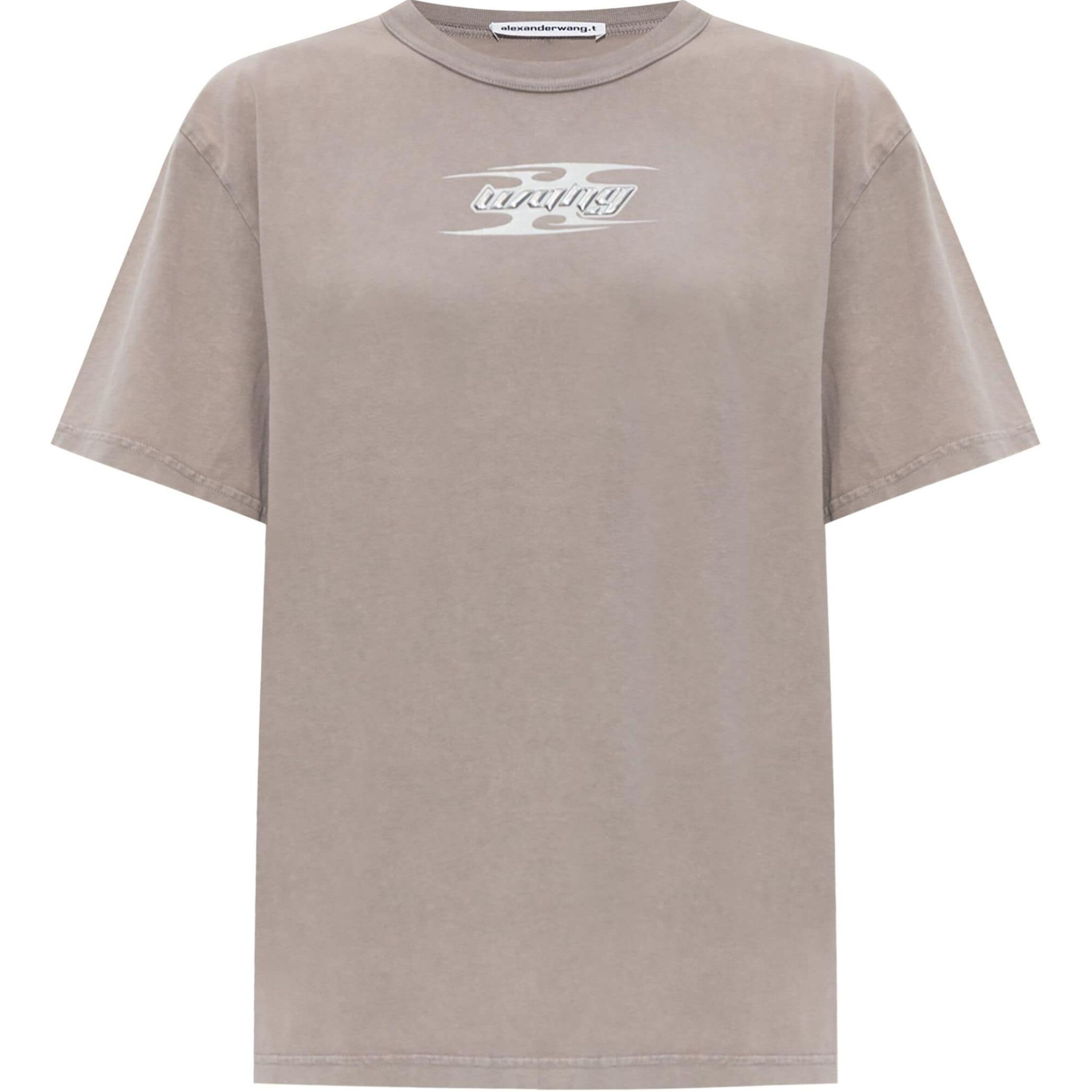 Футболка Cotton с логотипом Blade Alexander Wang, бежевый
Футболка Cotton с логотипом Blade Alexander Wang, бежевый