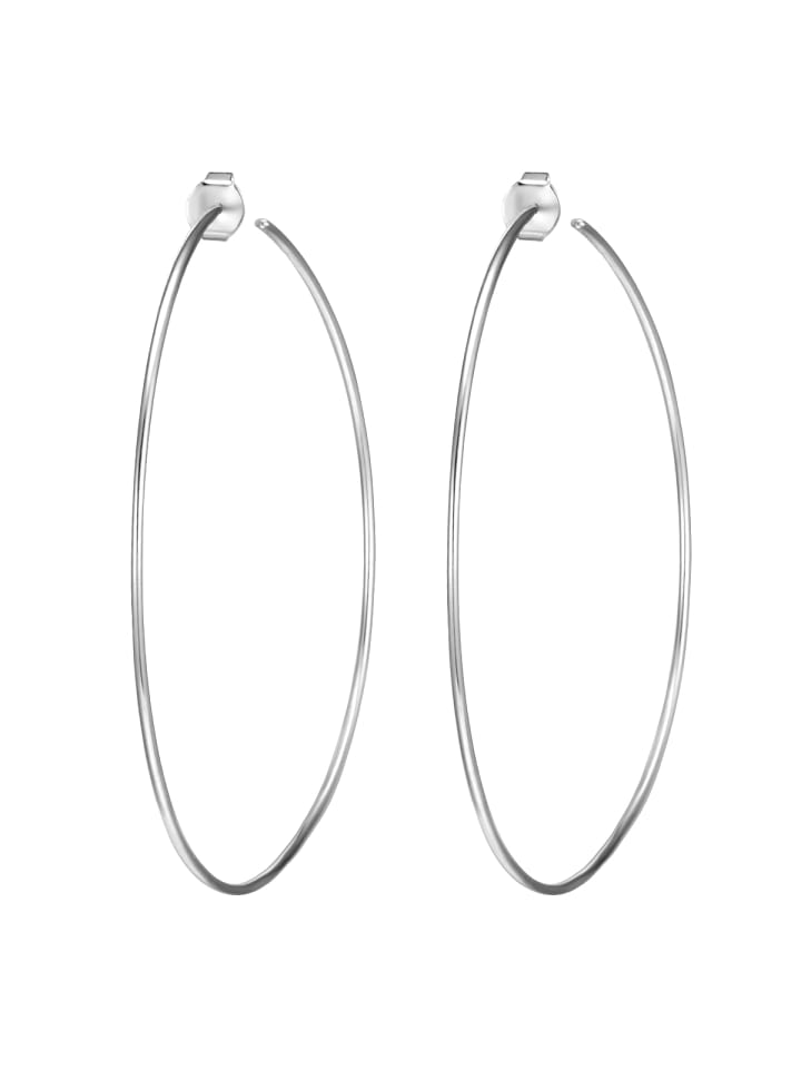 Lulu & Jane Латунные серьги-кольца в серебряном исполнении
Lulu & Jane Латунные серьги-кольца в серебряном исполнении