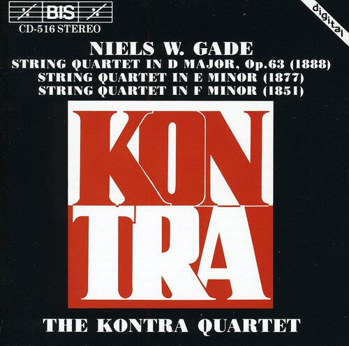 CD диск Gade / Kontra Quartet: String Quartets in D Opus 63 
CD диск Gade / Kontra Quartet: String Quartets in D Opus 63