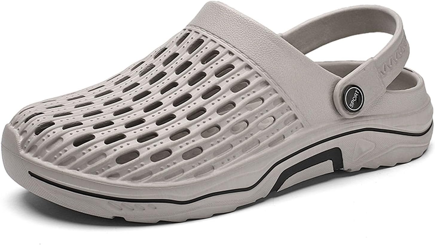 Мужские летние тапочки с закрытым носком, удобные, без застежки, для повседневной носки, отдыха на пляже, легкие Generic, серый
Мужские летние тапочки с закрытым носком, удобные, без застежки, для повседневной носки, отдыха на пляже, легкие Generic, серый