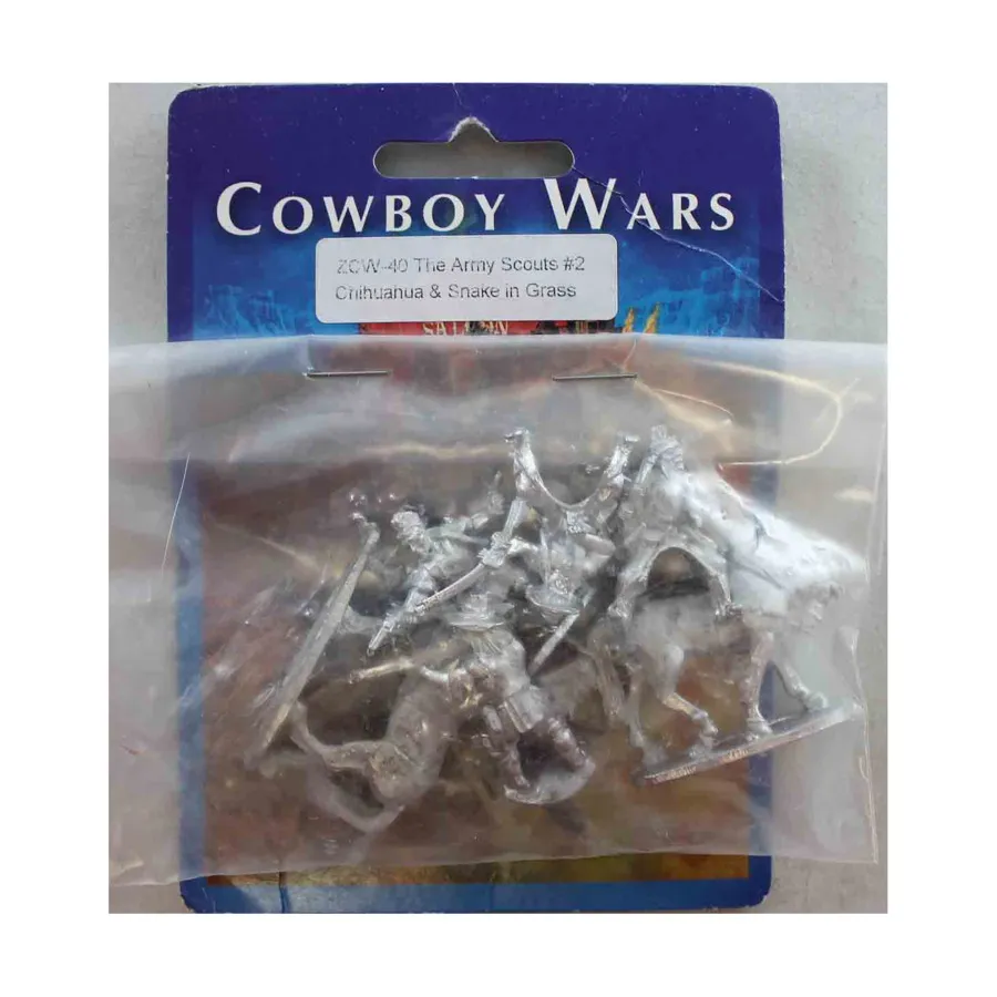 Армейские разведчики №2 — Чихуахуа и змея в траве, Cowboy Wars (25mm)
Армейские разведчики №2 — Чихуахуа и змея в траве, Cowboy Wars (25mm)