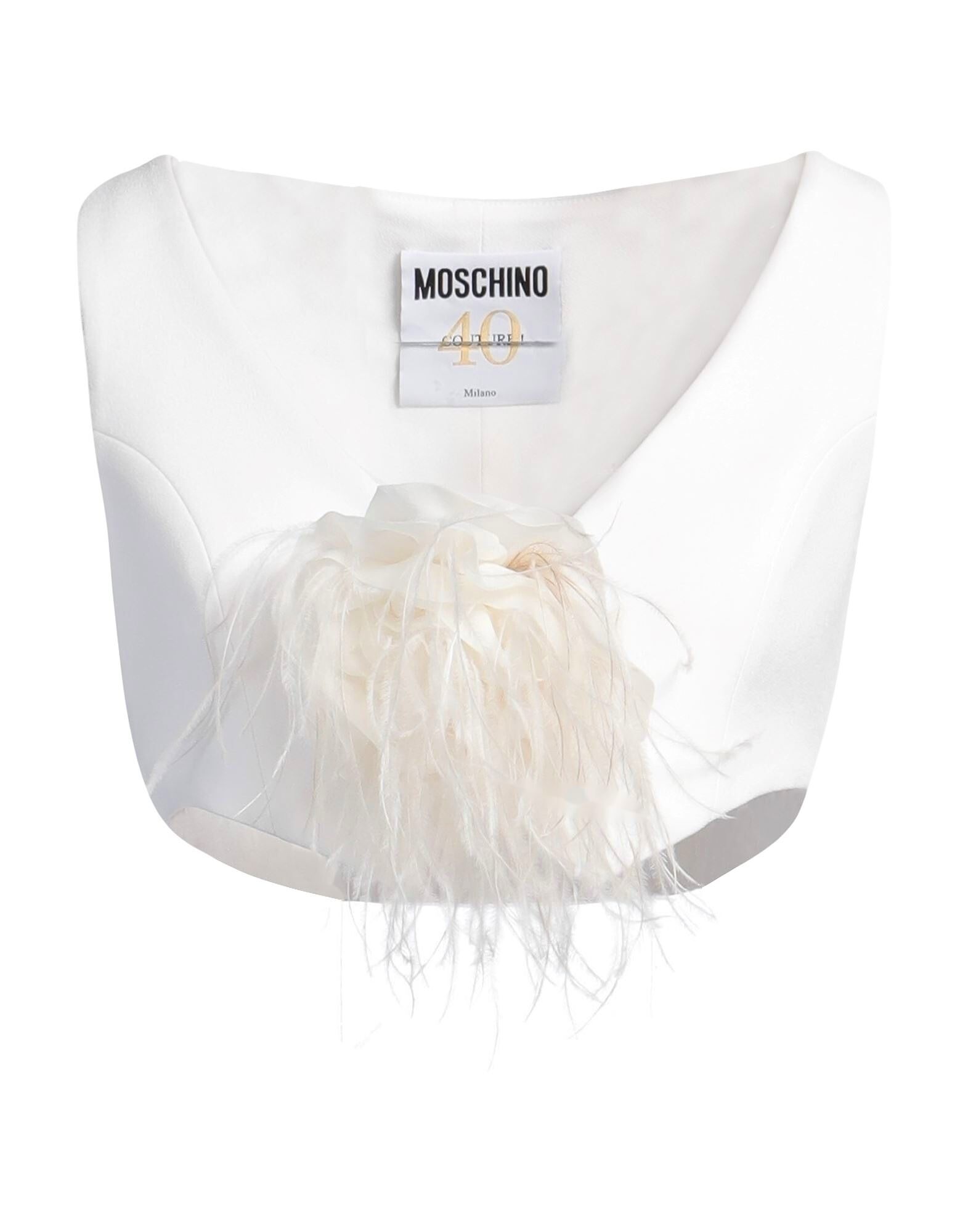 Кроп-топ Moschino, кремовый
Кроп-топ Moschino, кремовый