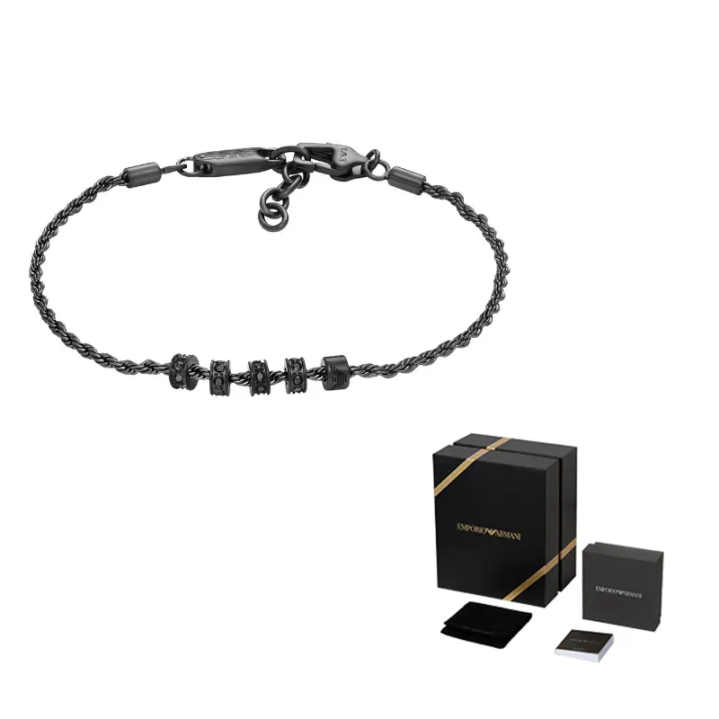 EMPORIO ARMANI Мужской браслет из нержавеющей стали темно-серый
EMPORIO ARMANI Мужской браслет из нержавеющей стали темно-серый