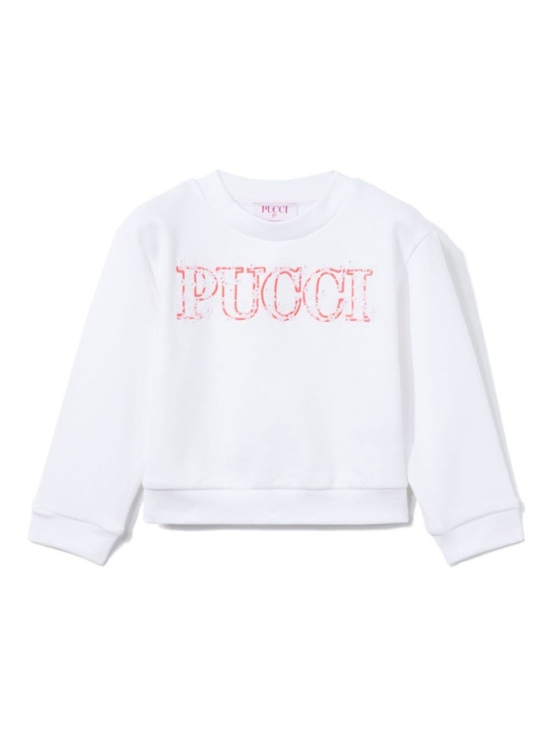 PUCCI Junior хлопковая толстовка с вышитым логотипом, белый
PUCCI Junior хлопковая толстовка с вышитым логотипом, белый