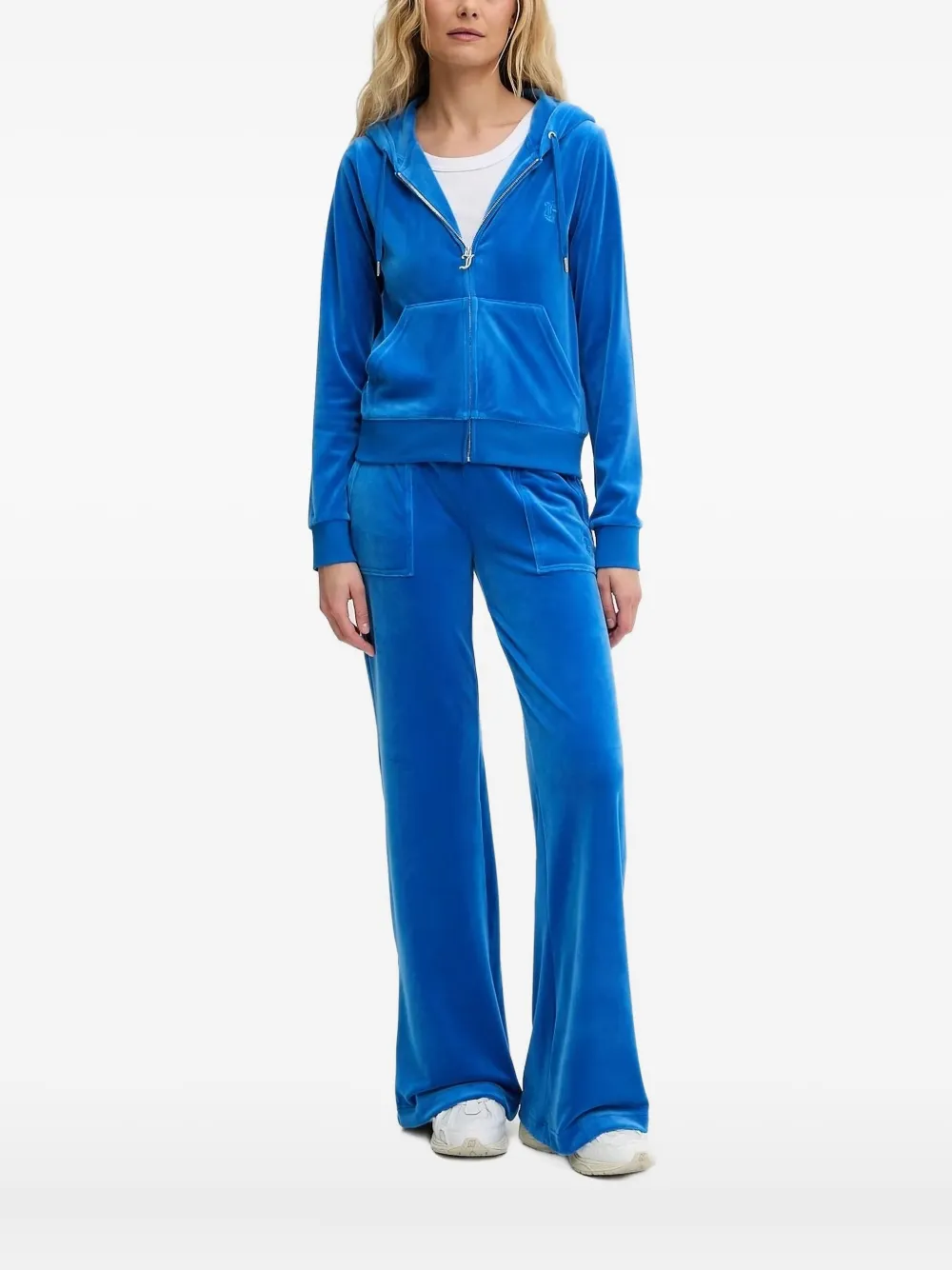 Толстовка на молнии с вышитым логотипом Juicy Couture, синий
Толстовка на молнии с вышитым логотипом Juicy Couture, синий