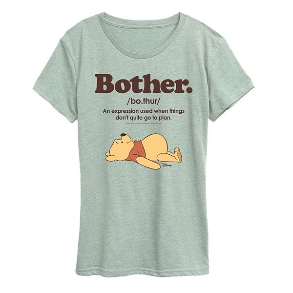 Женская футболка с принтом Винни Пуха Disney, Heather Sea Foam
Женская футболка с принтом Винни Пуха Disney, Heather Sea Foam