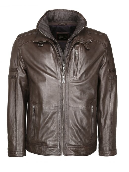 Кожаный пиджак Jcc, коричневый
Кожаный пиджак Jcc, коричневый