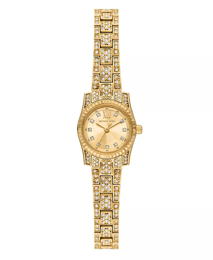 Женские часы Lexington с тремя стрелками и золотистым корпусом из нержавеющей стали, 19 мм Michael Kors
Женские часы Lexington с тремя стрелками и золотистым корпусом из нержавеющей стали, 19 мм Michael Kors