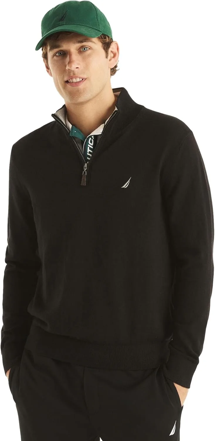 Nautica Men's Quarter-zip Sweater
Nautica Men's Quarter-zip Sweater
