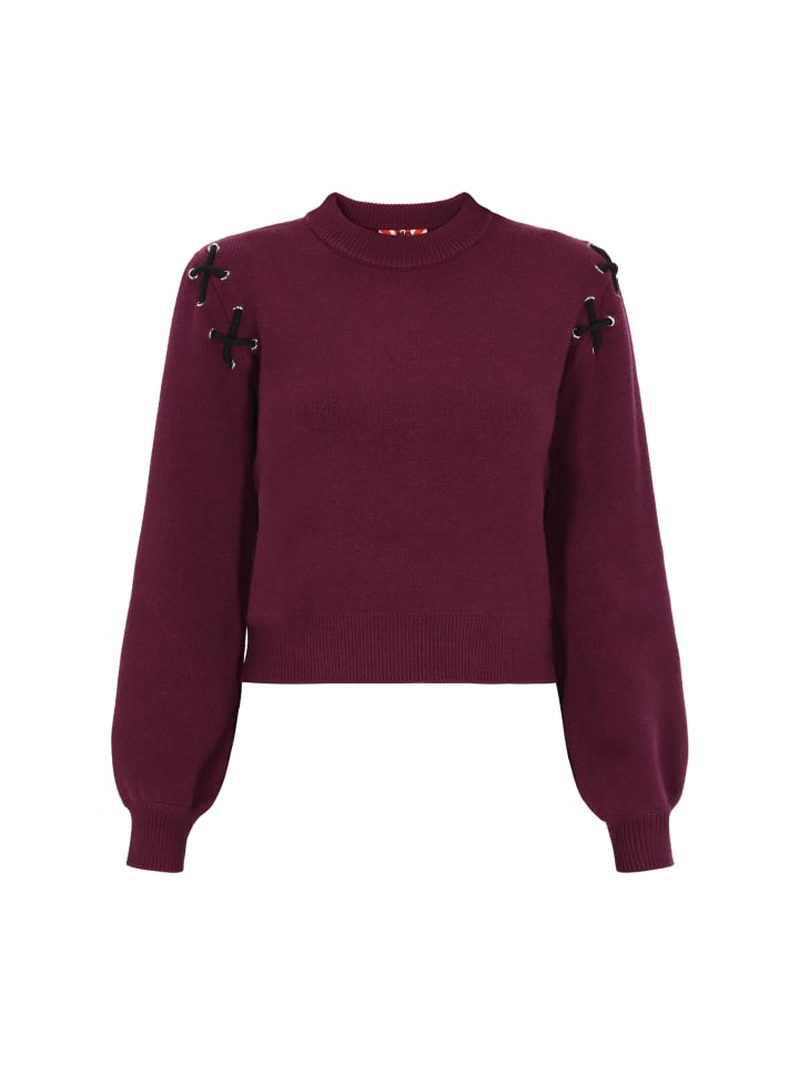 Женский свитер бордового цвета myMo ROCKS
Женский свитер бордового цвета myMo ROCKS