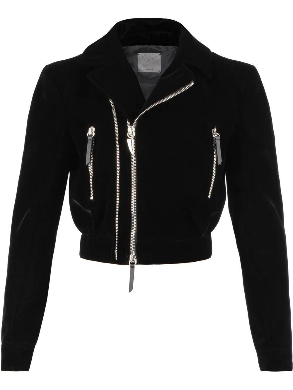 Укороченный бархатный жакет Amelia Giuseppe Zanotti, черный
Укороченный бархатный жакет Amelia Giuseppe Zanotti, черный