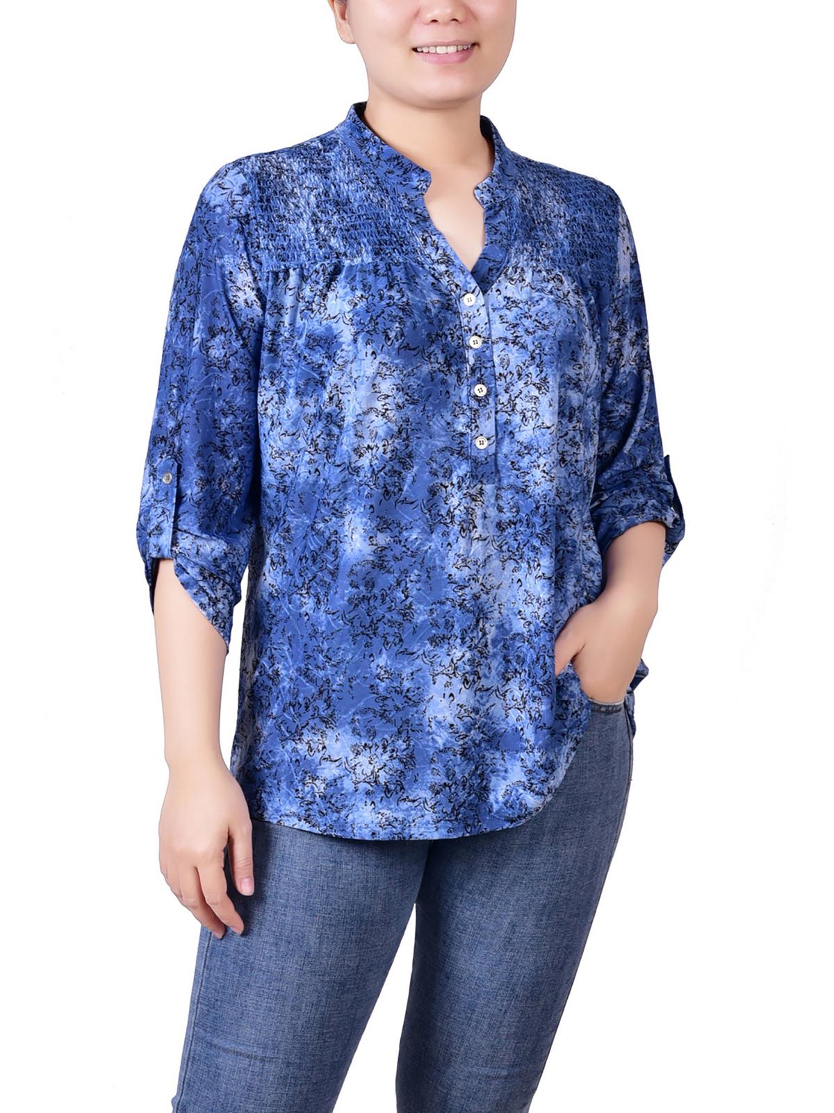 Женская блузка для офиса Petites Career NY Collection, цвет etch dark blue
Женская блузка для офиса Petites Career NY Collection, цвет etch dark blue