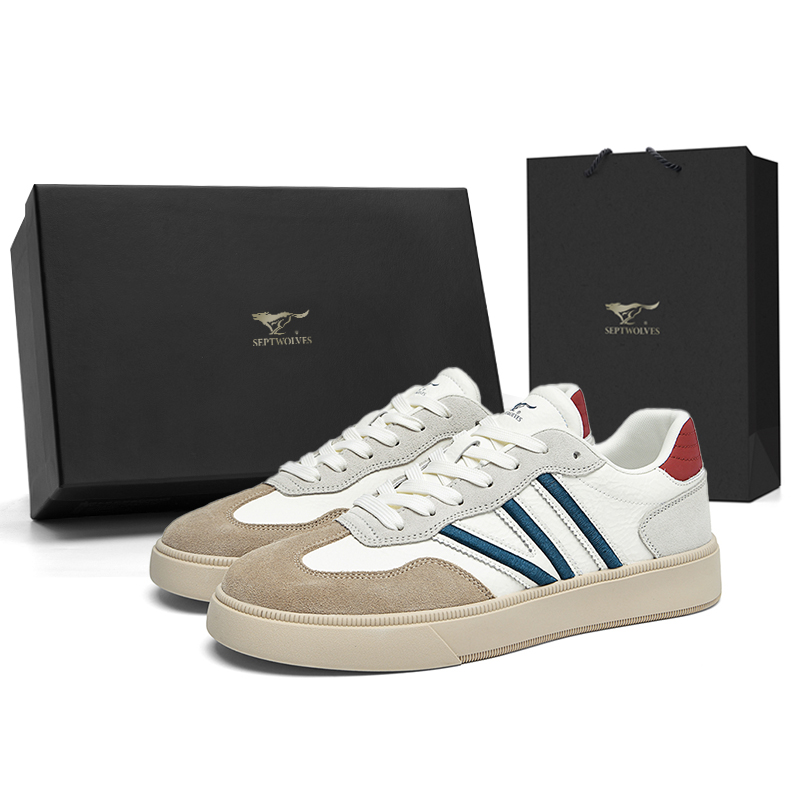 Низкие мужские туфли для скейтбординга SEPTWOLVES, White Blue (Standard Leather Shoe Size)
Низкие мужские туфли для скейтбординга SEPTWOLVES, White Blue (Standard Leather Shoe Size)