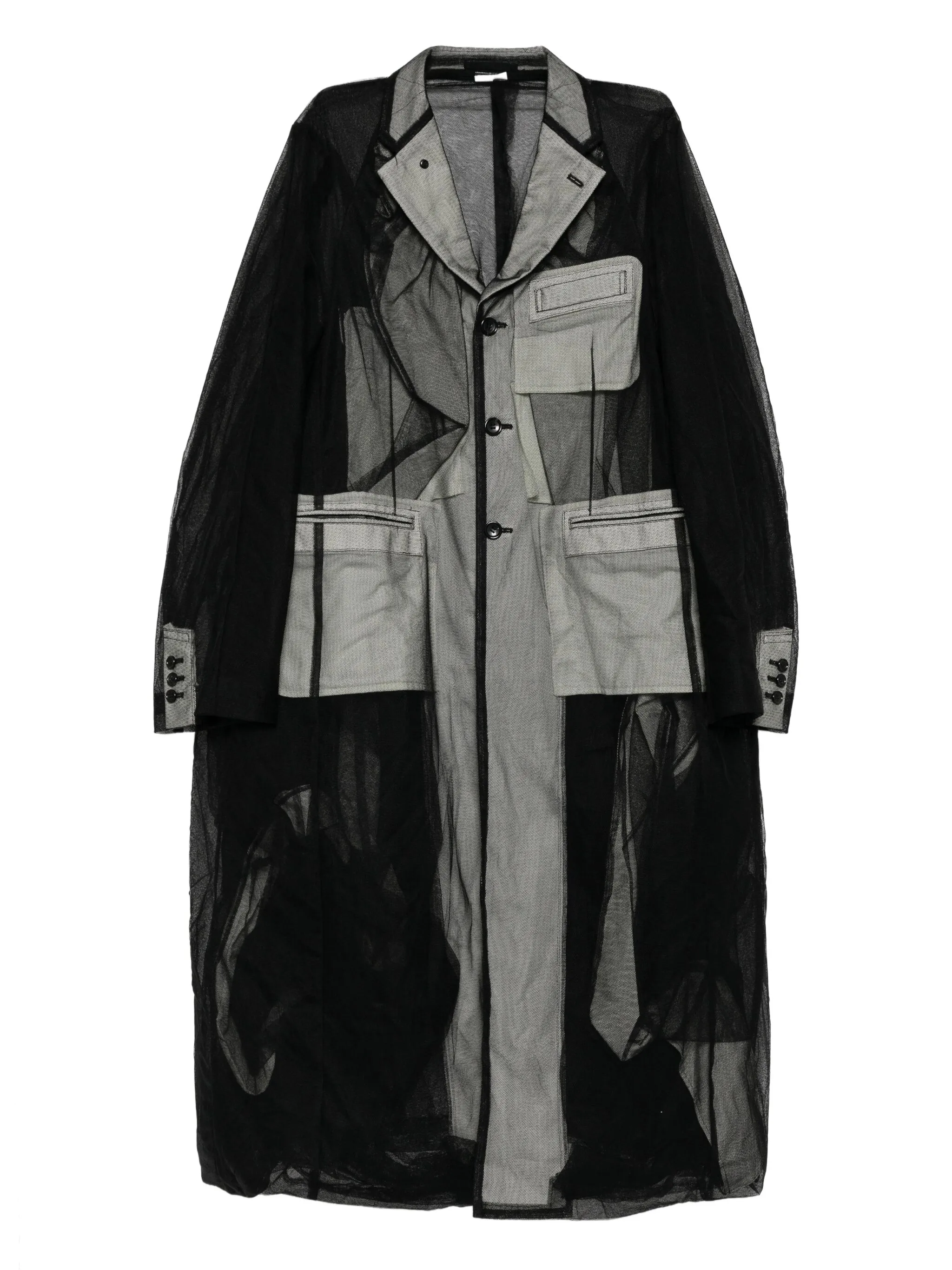 Пальто из тюля Comme Des Garçons Homme Plus, черный
Пальто из тюля Comme Des Garçons Homme Plus, черный