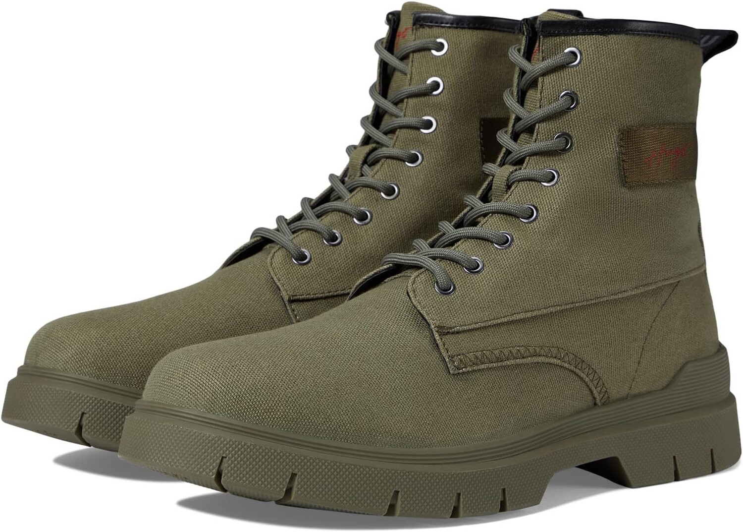 Ботинки на шнуровке Ryan Canvas Lace-Up Boots HUGO, оливково-серый
Ботинки на шнуровке Ryan Canvas Lace-Up Boots HUGO, оливково-серый