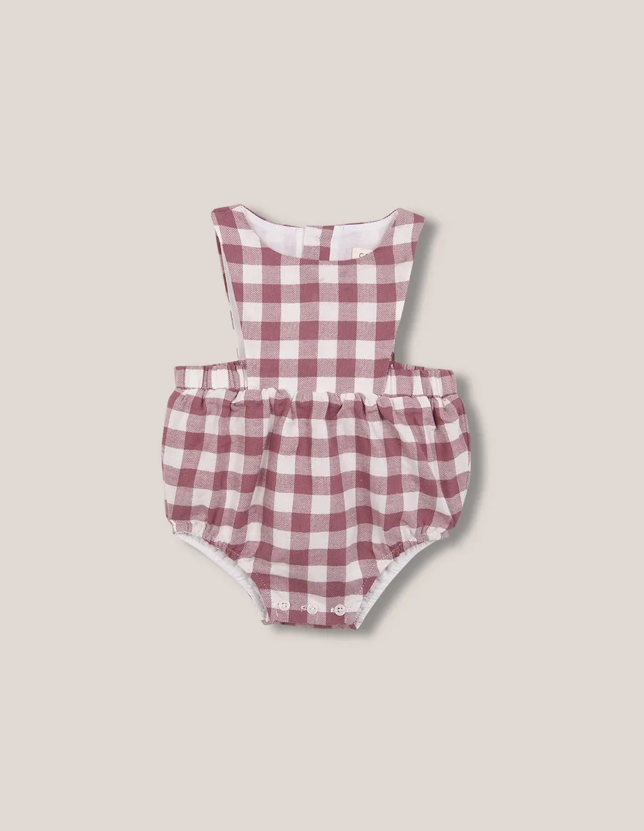 Слитный детский комбинезон в клетку виши без рукавов Gocco, фиолетовый
Слитный детский комбинезон в клетку виши без рукавов Gocco, фиолетовый