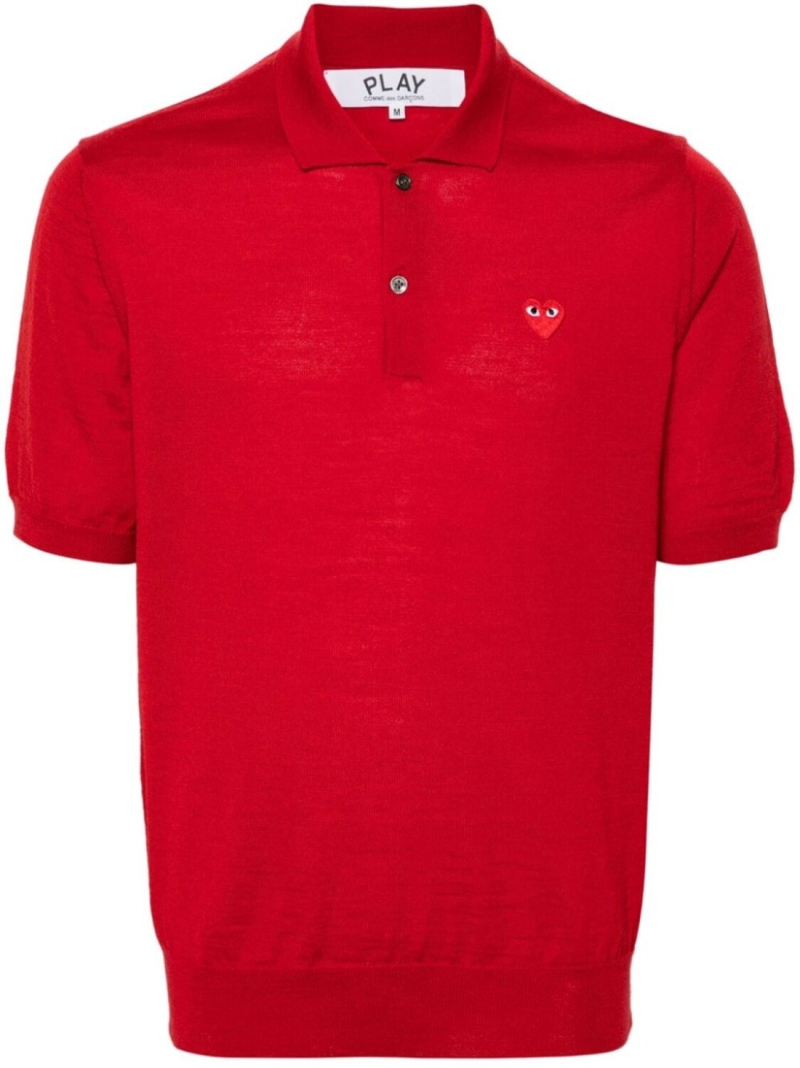 Comme Des Garçons Play шерстяная рубашка поло с нашивкой, красный
Comme Des Garçons Play шерстяная рубашка поло с нашивкой, красный