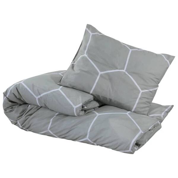 Комплект постельного белья vidaXL Set 3016894-2 (2 шт), 140x1x200 см, серый/белый
Комплект постельного белья vidaXL Set 3016894-2 (2 шт), 140x1x200 см, серый/белый