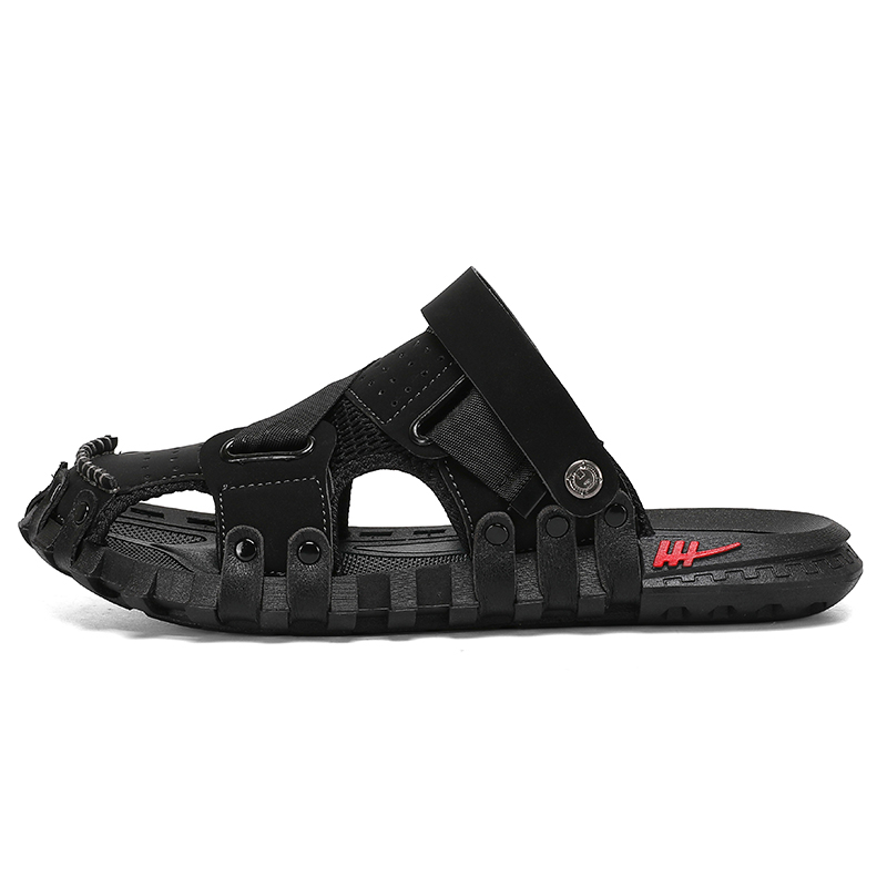 Сандалии с закрытым носком мужские LONGYING, Black
Сандалии с закрытым носком мужские LONGYING, Black