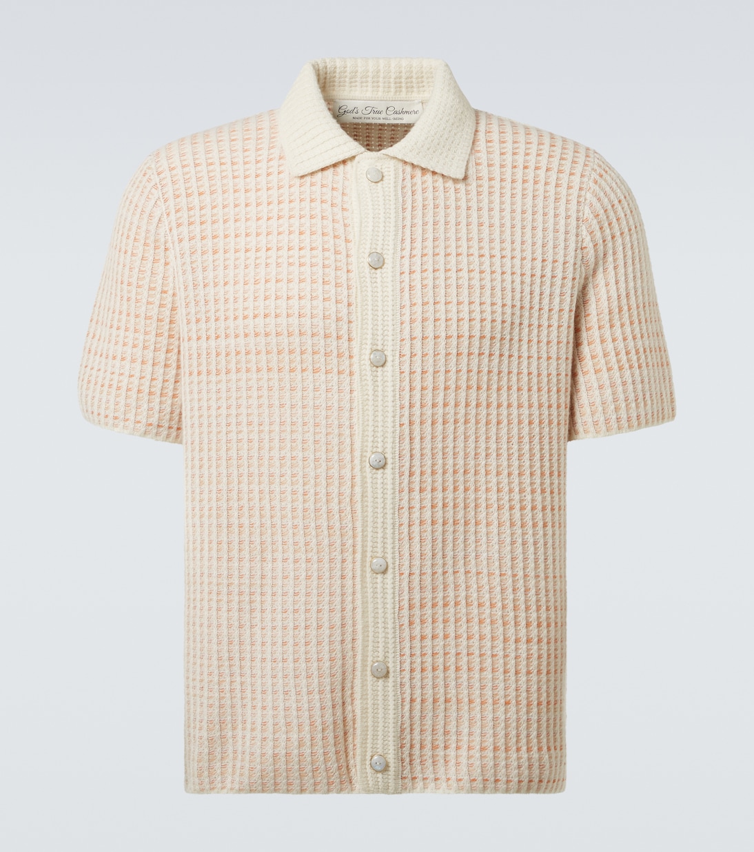 Благородная вязаная поло из кашемира God's True Cashmere, Papaya
Благородная вязаная поло из кашемира God's True Cashmere, Papaya